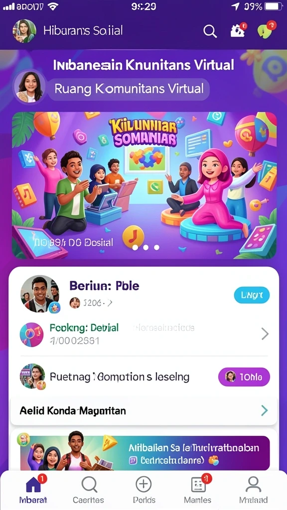 Karakter-karakter unik yang dapat dimainkan.