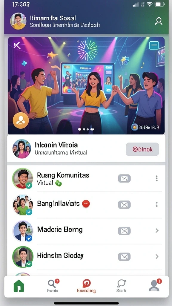 Tampilan antarmuka yang menarik dan mudah digunakan.
