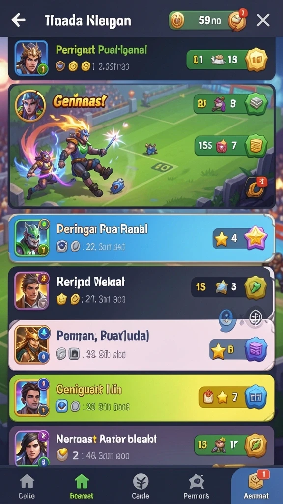 Fitur multiplayer yang memungkinkan permainan bersama teman.