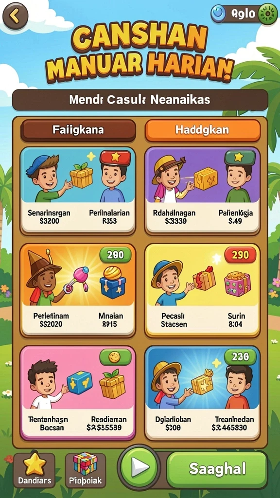 Sistem reward yang memanjakan pemain dengan hadiah menarik.