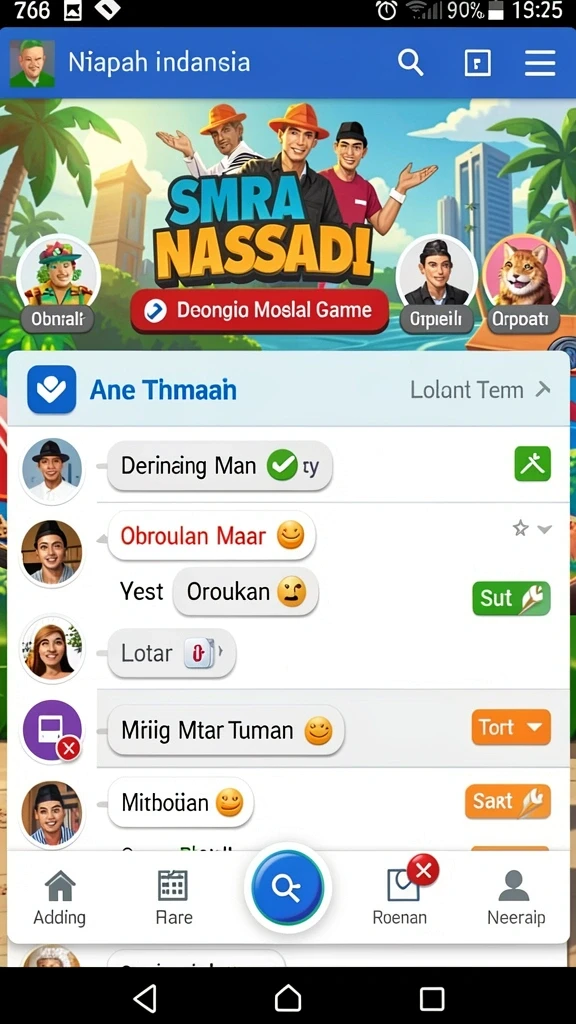Beragam mode permainan yang menantang dan seru.