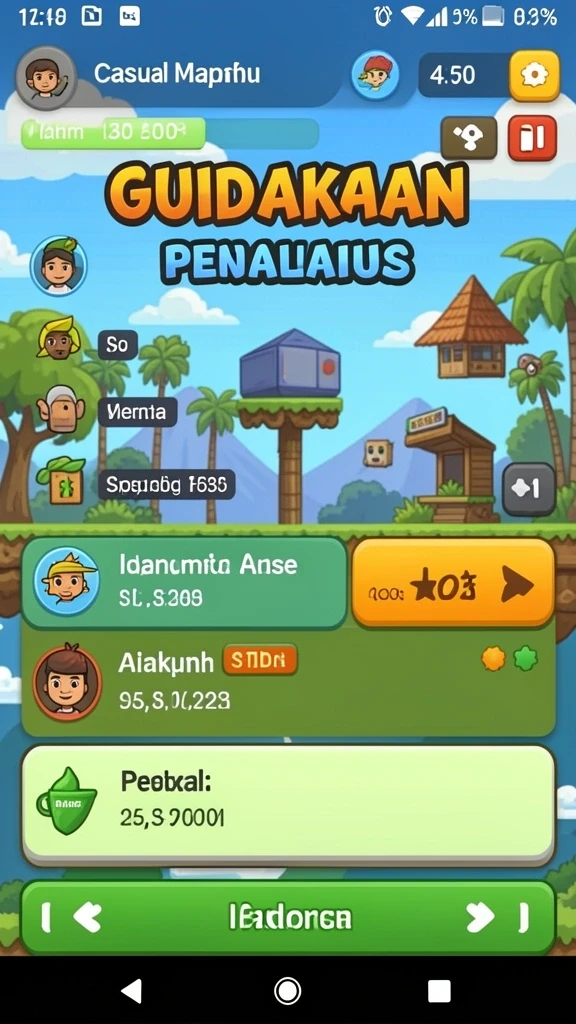Misi seru yang menantang dengan berbagai level kompleks.
