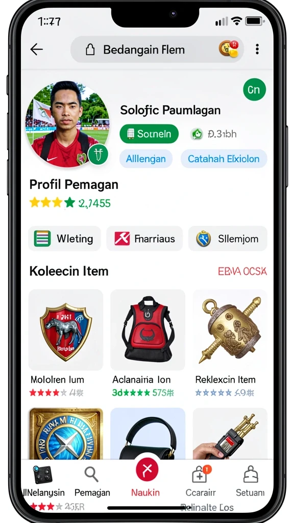 Tampilan awal yang memukau dan menarik perhatian.