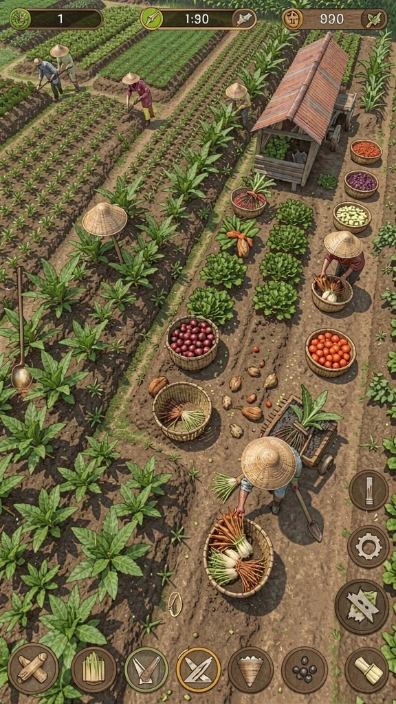 Pemandangan indah dalam game yang memukau.