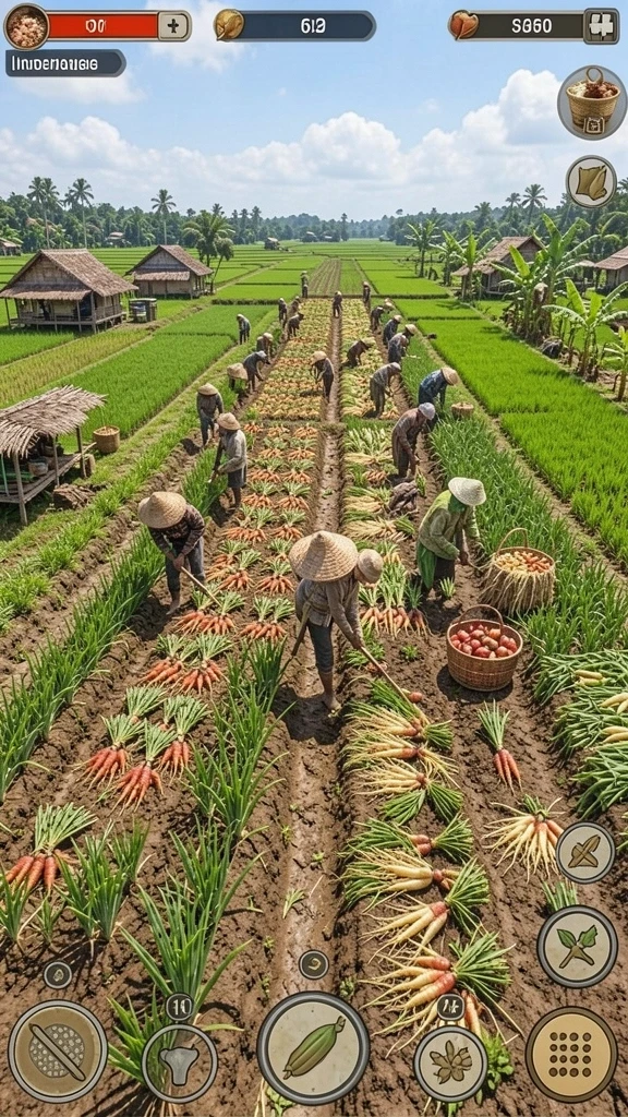 Tampilan karakter yang lucu dan unik dalam permainan.