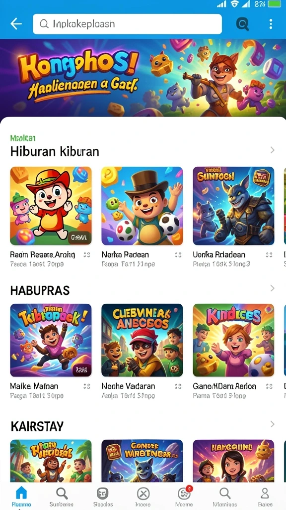 Screenshot menunjukkan salah satu level menantang yang harus diselesaikan.