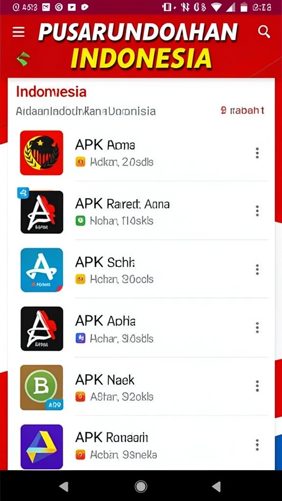 Lingkungan permainan yang penuh warna dan detail.