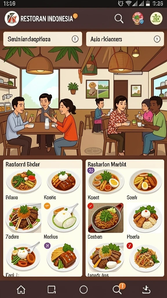 Tangkapan layar dari mode balap epik.