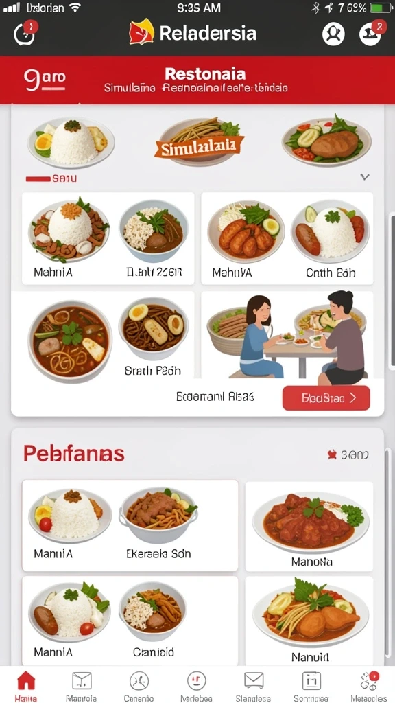 Tampilan antarmuka yang intuitif dan menarik.