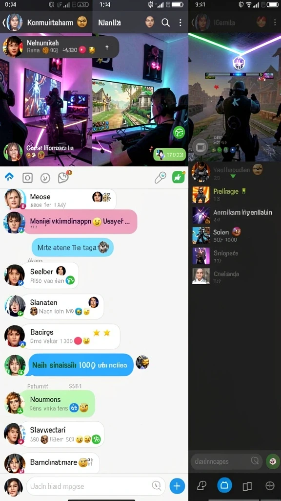 Screenshot gameplay yang penuh aksi dan tantangan.