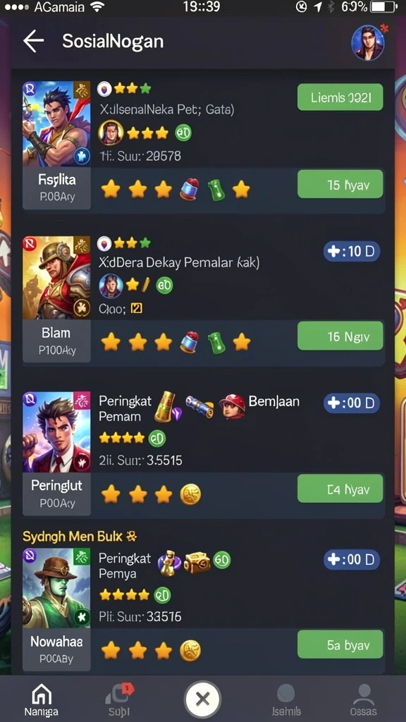 Tampilan antarmuka PIONTOGEL yang menarik dan interaktif.