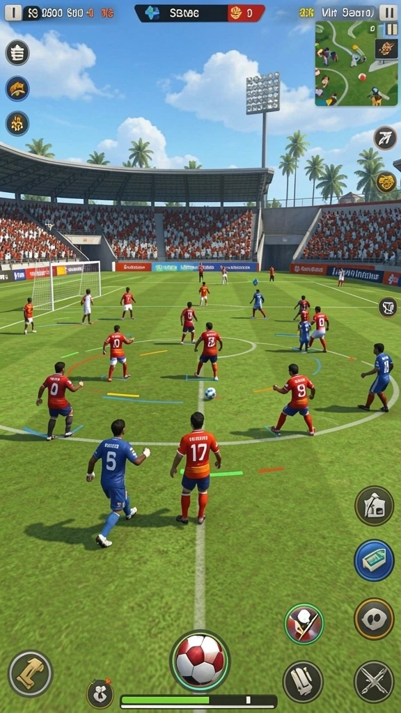 Tampilan awal game dengan grafis yang menarik.