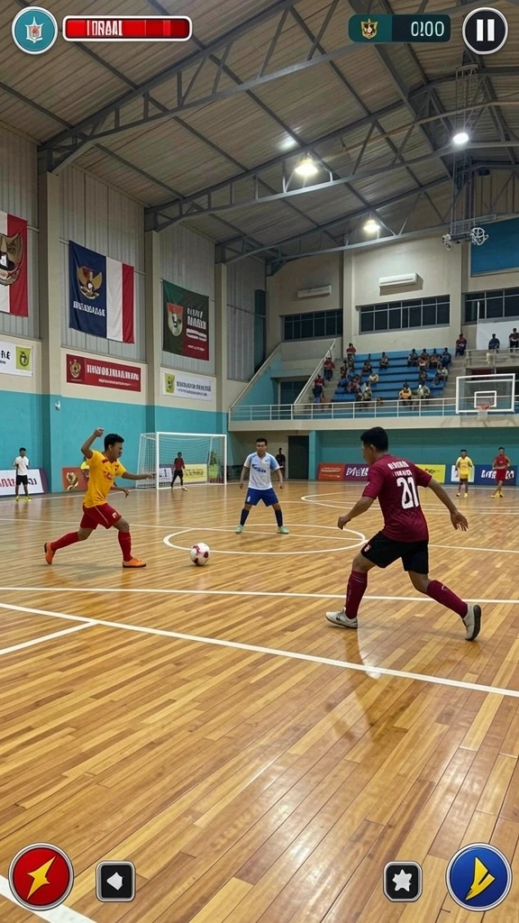 Gambaran karakter dalam petualangan seru.