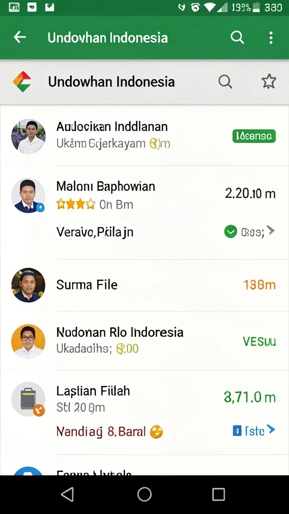 Tampilan menu utama TEMPOTOTO yang menarik.