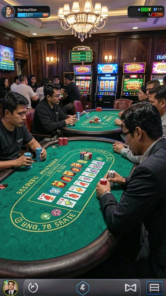 Tangkapan layar menunjukkan karakter utama di level baru.