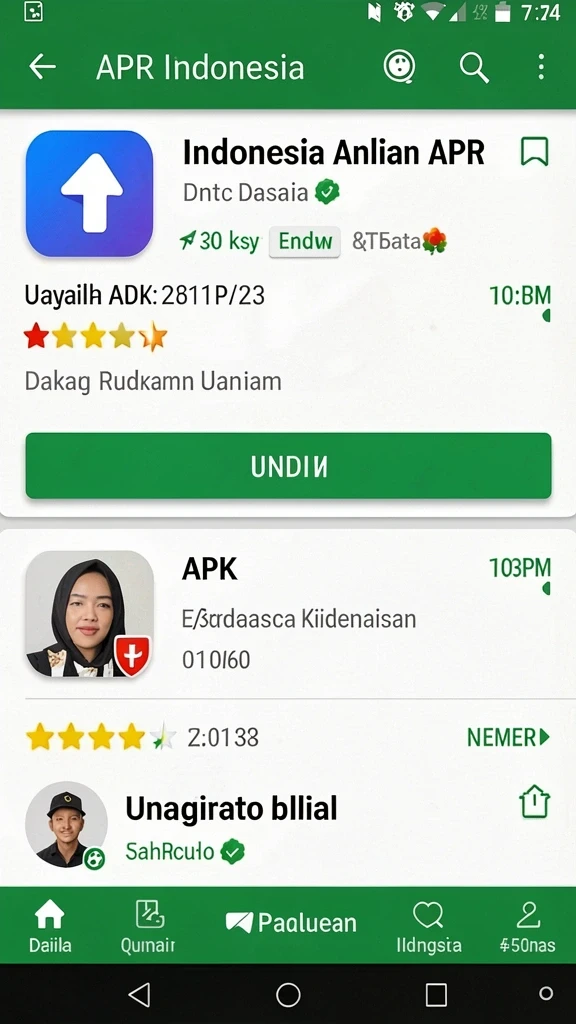 Fitur chat untuk interaksi sosial.