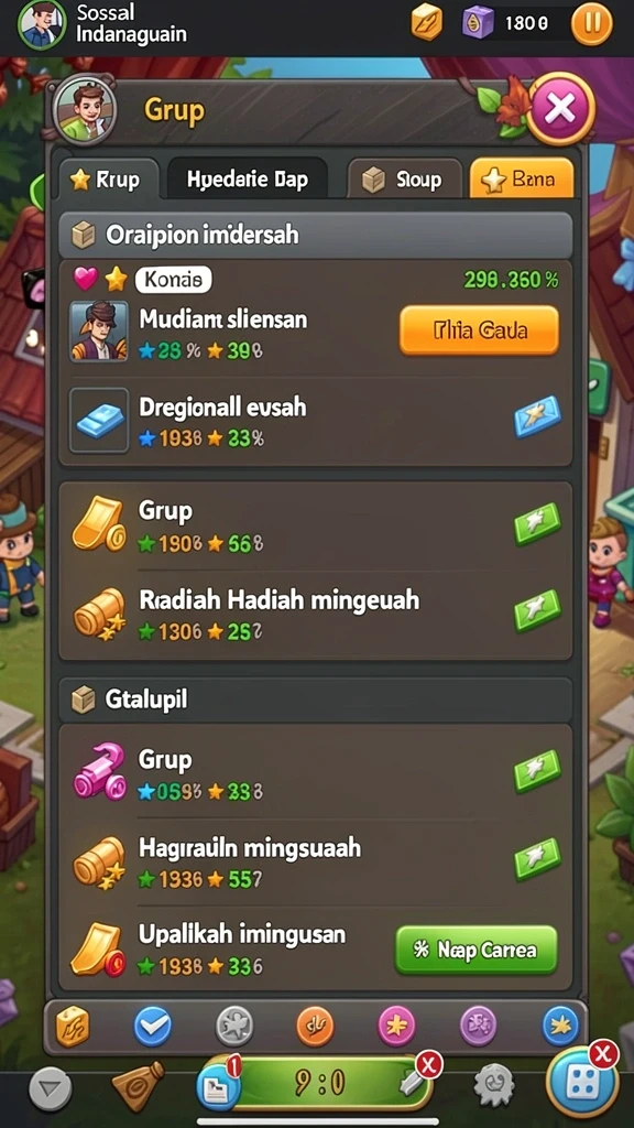 Ragam karakter unik yang bisa dimainkan.