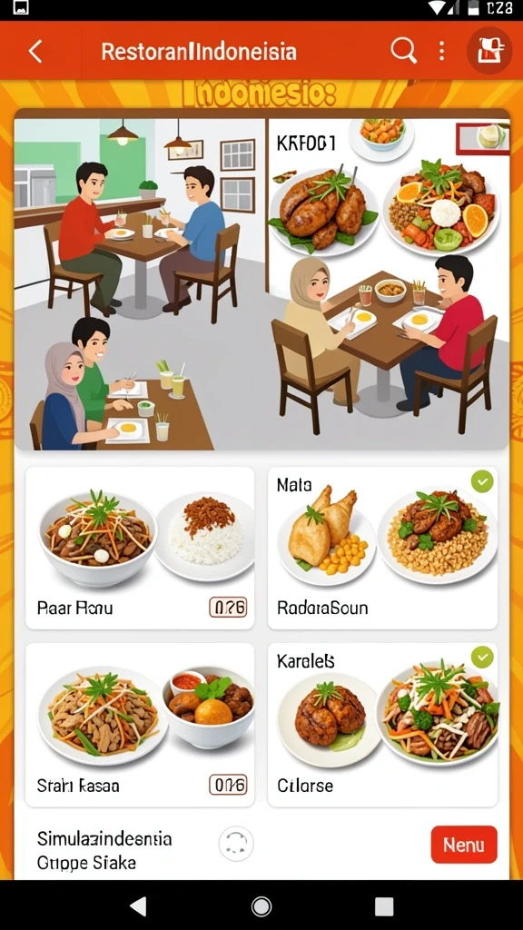 Moment saat karakter pemain meraih kemenangan di level sulit.
